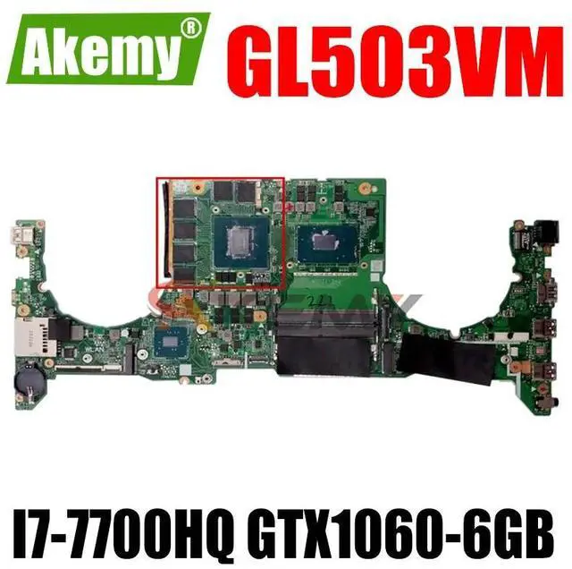 Main image of Model5(V3G I5-7300HQ)
For  FX503VM FX63V S5AM Laptop Motherboard DA0BKLMBAD0 DABKLMB1AA0 GL503VM Mainboard With i5-730 ed OK