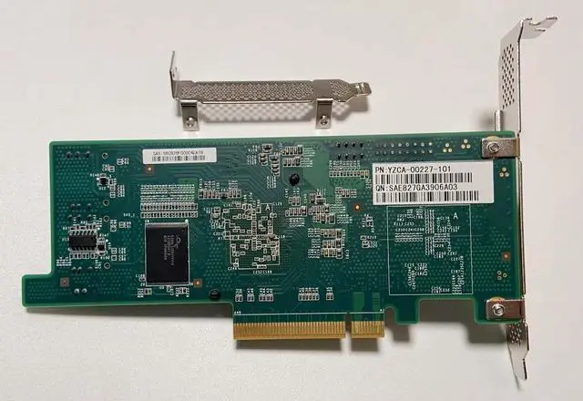 Alt view image 3 of 4 - Inspur 9207-8i YZCA-00227-101 IT mode = LSI SAS2208 6Gb/s HBA FWP20 PCI-E 3.0 ZFS FreeNAS unRAID Controller Card + 2* SATA Cable