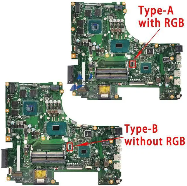 Alt view image 2 of 6 - Model6(I5 GTX1050-V2G -A)
For  ROG Strix GL753V GL753VE FX73V ZX73VD Motherboard GL753VD FX753V ZX753V GL753VM GL753VX GL753VL GL752VD GL703VD