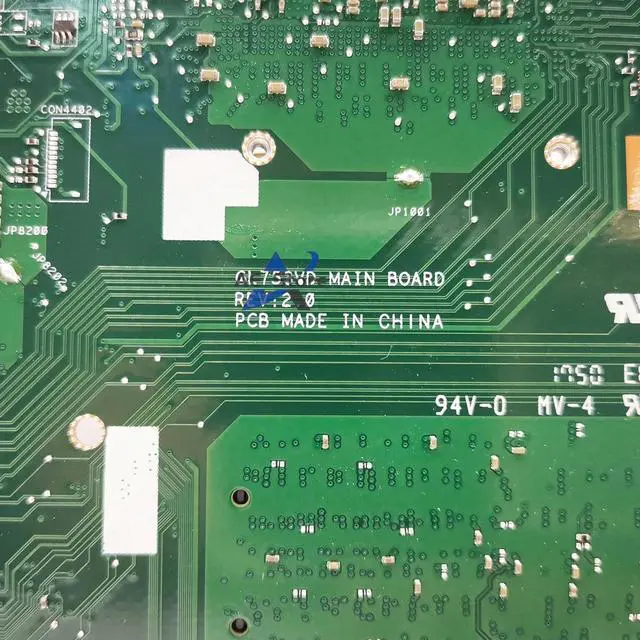 Alt view image 5 of 6 - Model6(I5 GTX1050-V2G -A)
For  ROG Strix GL753V GL753VE FX73V ZX73VD Motherboard GL753VD FX753V ZX753V GL753VM GL753VX GL753VL GL752VD GL703VD