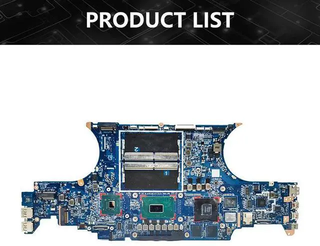 Alt view image 6 of 6 - Model2(E-2176 P1000 V4G)
For  1050 G1 X360 G5 Laptop Mainboard DA0XW1MBAI0 L33160-601 N18P-Q1-A1 P1000 i7 Motherboard Full Tested ZBook Studio X360-G5