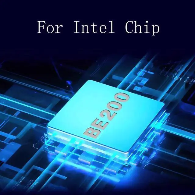 Alt view image 6 of 6 - NEW BE200 WIFI7 Wi-Fi 7 for Intel BE200 Bluetooth 5.4 M.2 Wifi Card BE200NGW 2.4/5/6GHz 5.8Gbps For Windows11 PC Laptop Computer