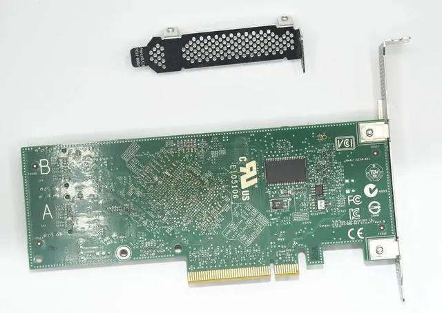 Alt view image 4 of 5 - For  H310 IT Mode RAID Controller Card PCI E 6Gbps SAS HBA FW:P20 LSI 9211-8i ZFS FreeNAS unRAID Expander Card + 2* SFF8087