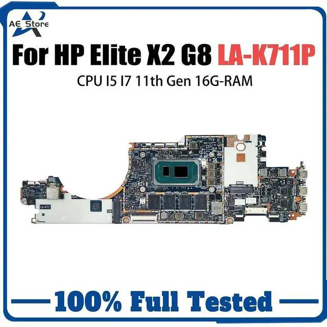 Main image of Model3(UMA I7-1185G7 16GB)
For  Elitex2 G8 Laptop LA-K711P Mainboard With CPU I5 11th Gen 16G-RAM M53510-001 Test OK