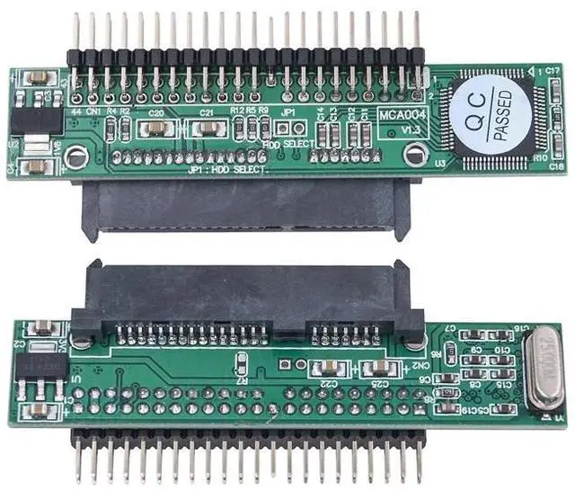 Alt view image 6 of 6 - (IDE HDD to SATA)
44Pin 2.5" IDE HDD to SATA Port or 2.5" SATA HDD to 2.5" IDE Port 90/180 Degree JM20330 Chip 1.5G Support ATA 100 133 HDD CD DVD