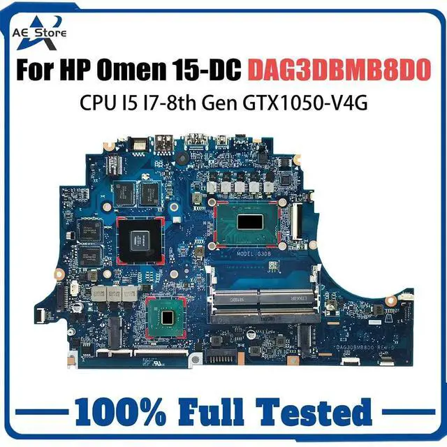 Main image of Model2(I7-8750H GTX1050 V4G)
For  15-DC Laptop Motherboard DAG3DBMB8D0 SR3Z0 i5-8300H N17P-G0-A1 GTX1050 4G Mainboard Omen TPN-Q211