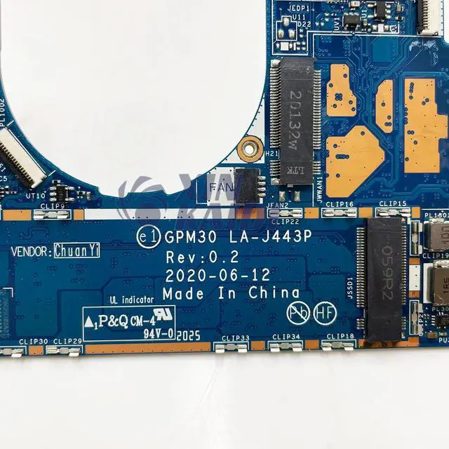 Alt view image 5 of 6 - Model3(UMA I7-1165G7 16G)
For  EliteBook X360 1030 1040 G8 Motherboard M46748-601 M46748-001 with I7-1165G7 CPU 8GB R Elitebook 1040-G8 LA-J443P