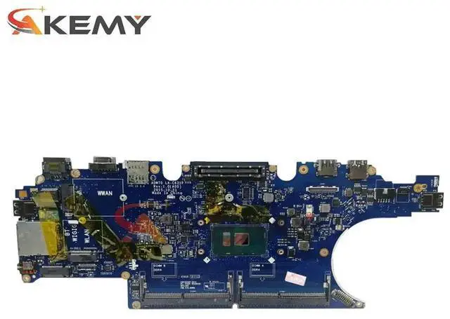 Alt view image 2 of 4 - Model1(UMA I5-6200U)
For  Latitude E5470 Laptop Motherboard LA-C631P 0HCP0K 0C0NC4 00VJ1G 00VJ1C i3 i5 6th Gen CPU Notebook Mainboard