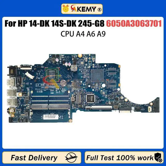 Main image of Model3(UMA A9-9425)
For  14-DK 14S-DK 245-G8 Laptop Motherboard L46705-601 6050A3063701 AM9425 A4 A