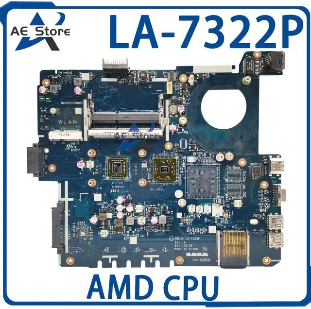 Main image of Model1(UMA LA-7322P EM5450)
LA-7322P Mainboard X53U K53U X53B K53B PBL60  X53BR K53BY Laptop Motherboard UMA AMD CPU MAIN BOARD TEST OK