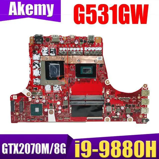 Main image of Model5(1660Ti E-2276M 15in)
For  ROG Strix SCAR III G531 G531GU G531GV G731GW G731GV G731GU G531GWNoteBook Motherboard I7-9750H S5D S7D G531GD