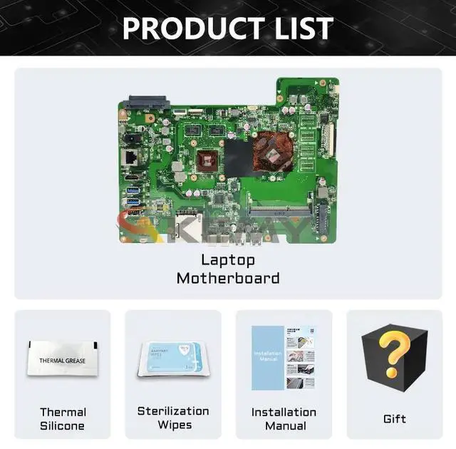 Alt view image 6 of 6 - Model1(DIS V1G J1800)
For  ET2232I Motherboard ET2232I with J2900 CPU 2GB RAM GT930M-V1G DDR3 Fully ed OK