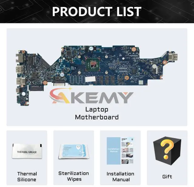 Alt view image 6 of 6 - Model2(N4100 4G)
For  ProBook x360 11 G3 Laptop Motherboard 6050A3009601 L43772-601 CPU N4100 4G-RA X360-11-G2-EE ed OK