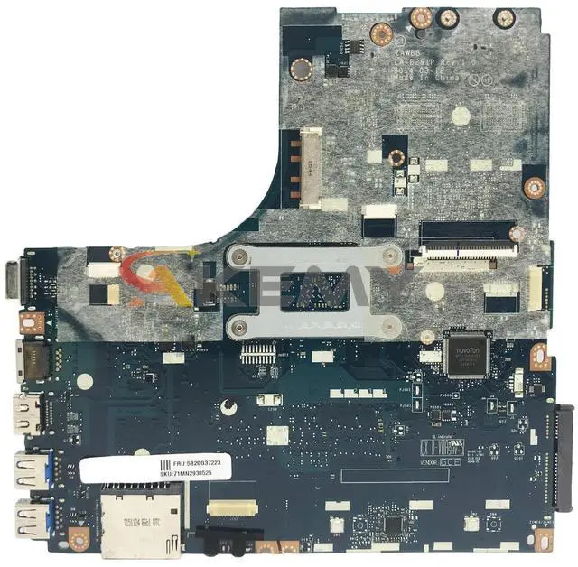 Alt view image 5 of 6 - Model3(UMA A8-6410 15inch)
For  Ideapad B50-45 N50-45 Laptop motherboard ZAWBA/BB LA-B291P A6-6310 EM6010 Notebook Mainboard 5B20G37223 5B20G14966