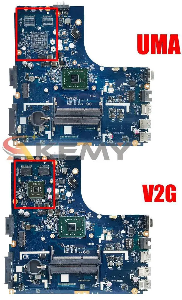 Alt view image 5 of 6 - Model1(UMA E1-7010 14inch)
For  EeeBook E202S E202 Laptop Motherboard E202SA With N3050/N3060 N3700/N3710 Test Well ed OK