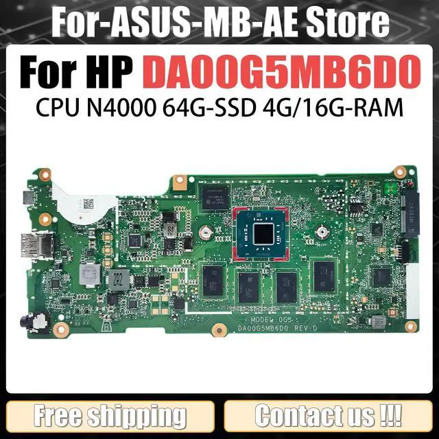 Main image of Model2(N4000 16G)
For  Higerformance Mainboard DA00G5MB6D0 Laptop Motherboard 11-G7-EE CPU i3 i5 i7 4GB 8GB RAM ed