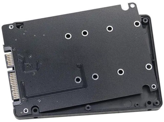 Alt view image 3 of 6 - Dual M.2 to SATA3.0 Adapter M.2 SATA Protocol SSD Adapter 2 Port NGFF M.2 B Key to SATA 3.0 6Gbps M2 to SATA Converter Card Case