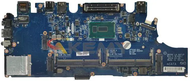 Alt view image 4 of 6 - Model1(UMA I5-5200U)
For  Latitude 12 7250 E7250 Laptop Motherboard 0F9HCX LA-A972P I3-5010U SR23Z DDR3 Notebook Mainboard Full Tested