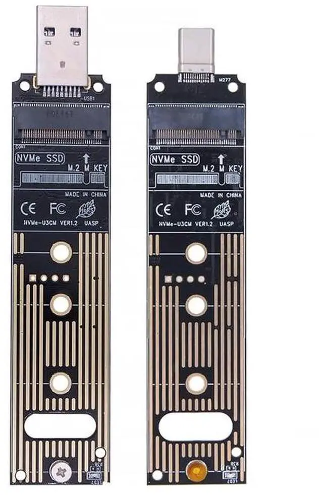 Main image of TYPE-A Interface
M2 SSD Adapter NVMe Enclosure M.2 to USB3.1 Case for NVME PCIE M Key 2230/2242/2260/2280 SSD NVME to USB TYPE-A/TYPE-C Converter