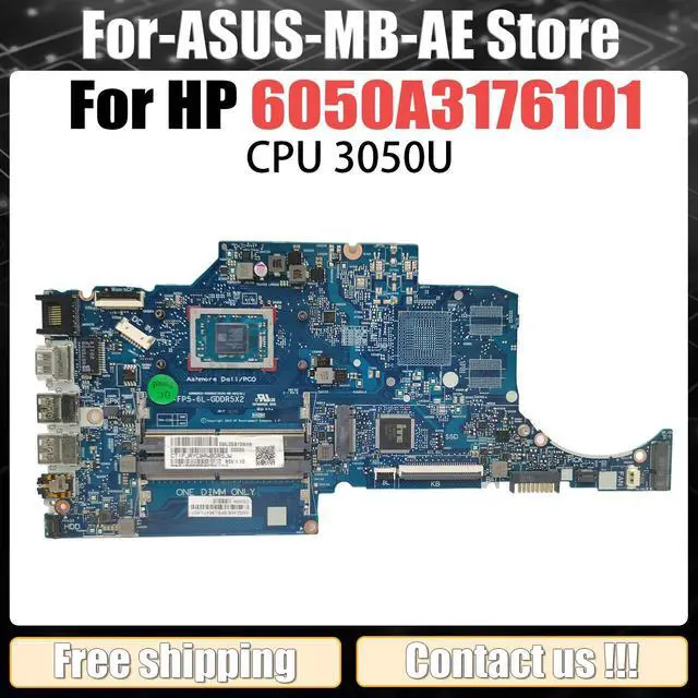 Main image of Model1(UMA YM3050)
For  ProBook x360 11 G6 Laptop Motherboard 6050A3113201 M03744-001 UMA i3-10110Y 4GB ThinkPad T480s Mainboard