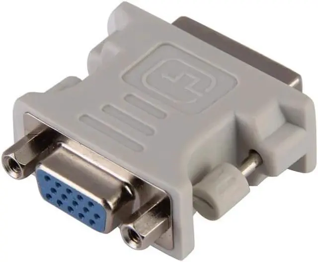 Alt view image 5 of 5 - DVI-I Male 24+5 Pin to VGA Female Adapter Video Converter HDTV LCD Moniator Adapter DVI to VGA for laptops