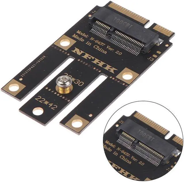 Alt view image 2 of 6 - M.2 NGFF To Mini Pci-e (pcie+usb) Adapter For M.2 Wifi Bluetooth Wireless Card