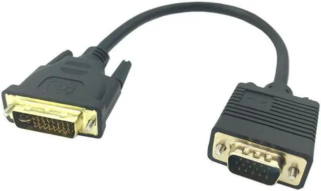 Main image of 0.3M DVI 24+5 to VGA Adapter Cable 1080P DVI-I to VGA Cable 24+5 DVI Male to 15 Pin VGA Male Video Converter For PC Display