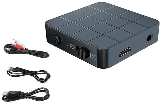 Alt view image 6 of 6 - Bluetooth 5.0 Receiver And Transmitter 2 IN 1 Audio Music Stereo Wireless Adapter With RCA 3.5MM AUX Jack For Car Kit TV MP3