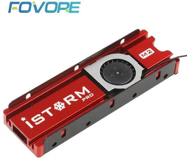 Alt view image 5 of 6 - m.2 heatsink m2 ssd 2280 NVME Cooler m.2 NGFF heatsink Fan Heat Dissipation Radiator Heat Sink Aluminum Sheet for m2 ngff 2280