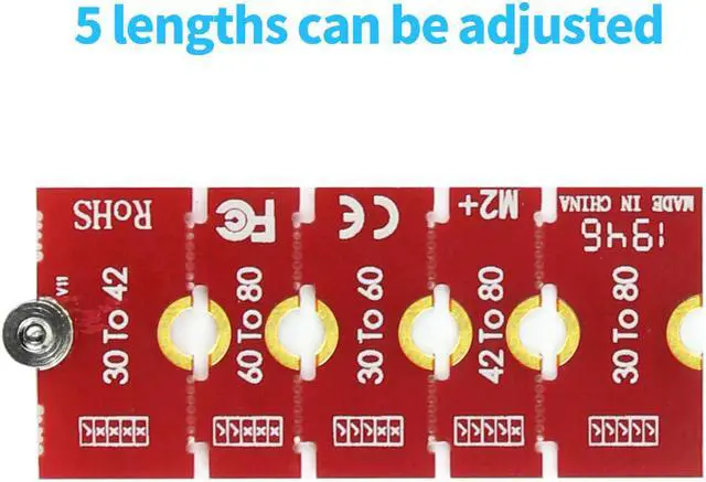 Alt view image 2 of 5 - JEYI M2 PLUS for NGFF for NVME M.2 Extended Transfer 2230, 2242, 2260, 2280 Aircraft M2 CHANGE LONG SIZE M.2 U.2 SSD
