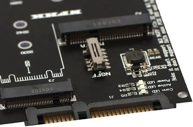 Alt view image 4 of 6 - 1Pcs 2 NGFF MSATA SSD To SATA 3.0 Adapter 2 In 1 Converter Card For PC Laptop