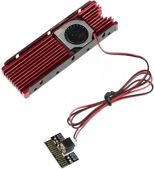 Main image of JEYI Cooling Warship Fan for NVME for NGFF M.2 Heatsink 2280 ssd Metal Sheet Thermal Conductivity Silicon Wafer Fan Heatsink