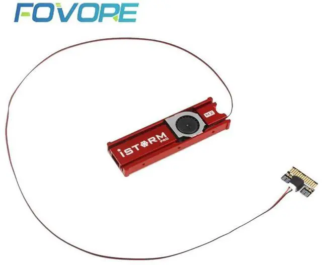 Alt view image 4 of 6 - m.2 heatsink m2 ssd 2280 NVME Cooler m.2 NGFF heatsink Fan Heat Dissipation Radiator Heat Sink Aluminum Sheet for m2 ngff 2280