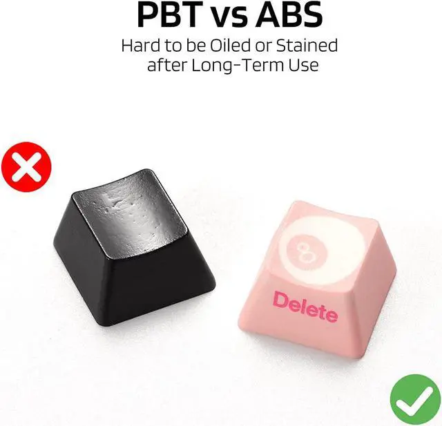 Alt view image 7 of 7 - LTC LavaCaps PBT DoubleShot 108 Keycaps Set, Cat's Claw Sublimation OEM Profile for ANSI US Layout 61/87 TKL/104/108 Keys Mechanical Keyboard, with Keycap Puller - (Only Keycaps), Pink