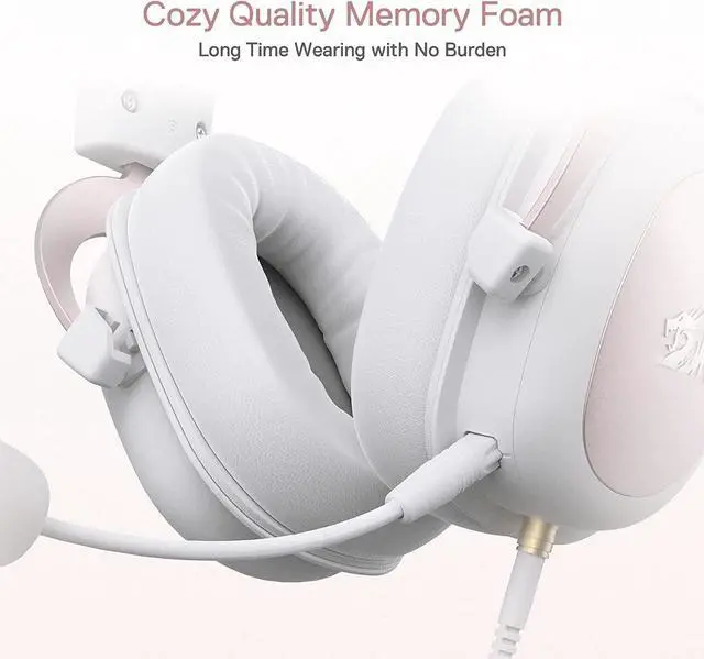 Alt view image 7 of 7 - Redragon H510 Zeus Wired Gaming Headset - 7.1 Surround Sound - Memory Foam Ear Pads - 53MM Drivers - Detachable Microphone - Multi Platforms Headphone - Works with PC, PS4/3 & Xbox One/Series X, NS