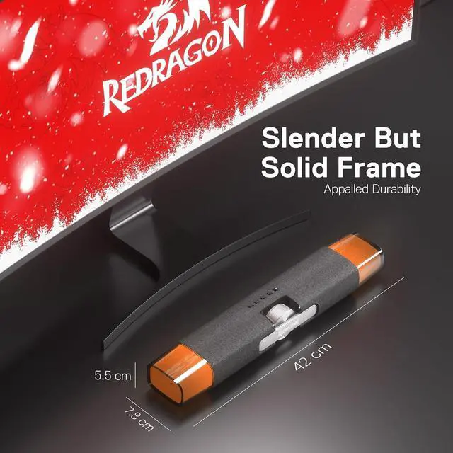 Alt view image 4 of 7 - Redragon GS512 Wireless RGB Desktop Speakers, 2.0 PC Computer Stereo Soundbar w/BT 5.0/USB Mode, Max 6W x 2 Rich Sound, Crystal RGB Backlight and Easy-Access On-Board Control, USB-C Powered