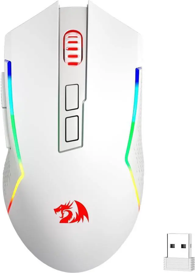 Main image of Redragon M693 Wireless Gaming Mouse, 8000 DPI Wired/Wireless Gamer Mouse w/ 3-Mode Connection, BT & 2.4G Wireless, 7 Macro Buttons, Reliable Power Capacity for PC/Mac/Laptop