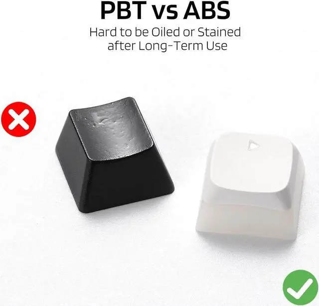 Alt view image 7 of 7 - LTC LavaCaps PBT Double Shot 116-Key Pudding Keycaps Set, Translucent XDA Profile for ISO & ANSI Layout 61/68/84/87/104 Keys Mechanical Keyboard, with Keycap Puller - (Only Keycaps), White