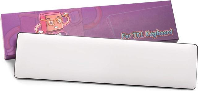 Main image of LTC Keyboard Wrist Rest, Cushion Support Pads for 61-Key Keyboard, for Office, Gaming, Computer PC Laptop Mac Typing, with PU Leather & Anti-Slip Rubber Base, Angle Inclined (60% Compact, White)