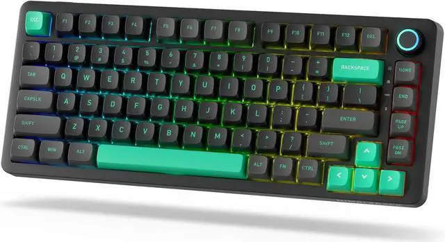 Main image of LTC Nimbleback NB832 Wireless 75% Gasket Mechanical Keyboard, Tri-Mode BT5.0/2.4G/USB-C Wired, Hot Swappable 82-Keys RGB Gaming Keyboard w/Software & 5 Layer Padding, Custom Linear Switch