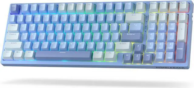 Main image of LTC Nimbleback NB981 95% Wireless Mechanical Keyboard, 2.4G/ BT/USB-C Wired RGB 98 Keys Gaming Keyboard, 3-Layer Dampener, Hot Swap PCB, Software Support, Custom Linear Switch