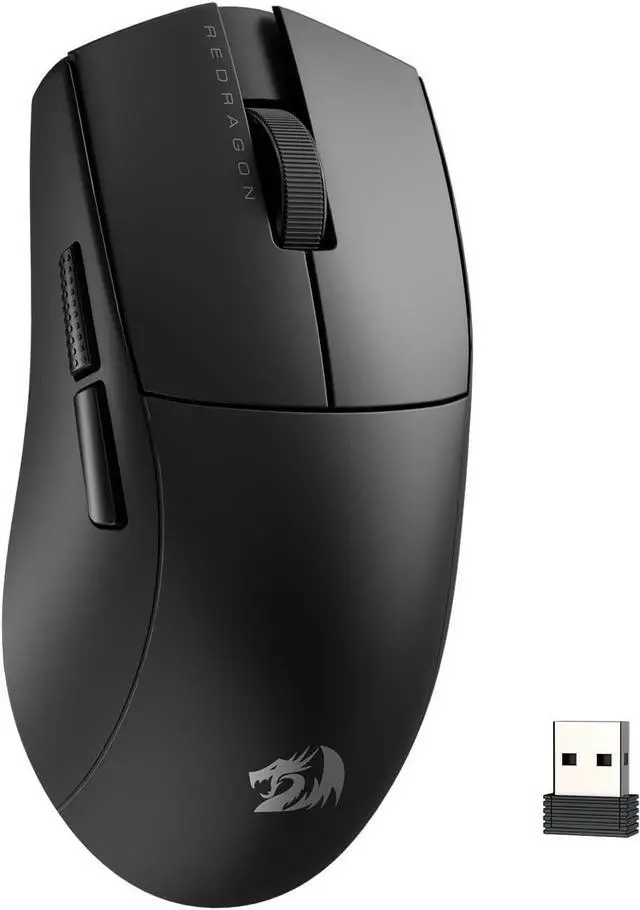 Main image of Redragon M916 Wireless Gaming Mouse, 49G Ultra-Light 8K DPI 2.4G Wireless Gaming Mouse w/Ergonomic Natural Grip Build, Full Programmable Buttons, Software Supports DIY Keybinds & DPI