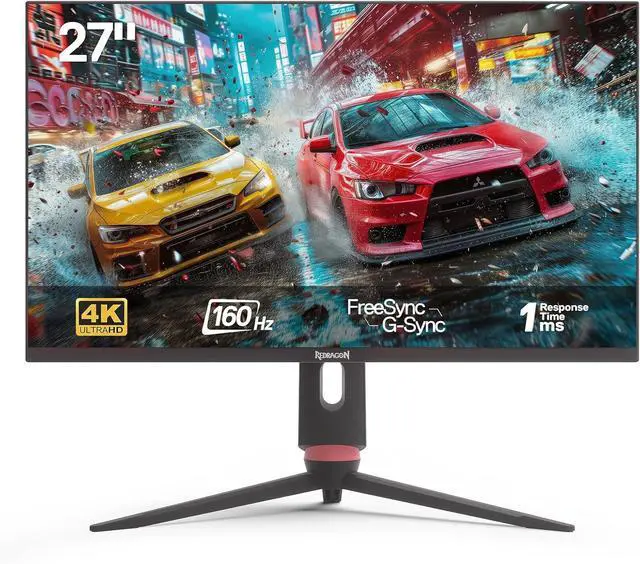 Main image of Redragon 27" 4K Flat Gaming Monitor - Mini-LED, UHD 3840x2560, 160Hz, 1ms Response Time, FreeSync Premium & G-Sync Compatibility, 105% NTSC, Tilt Adjustable