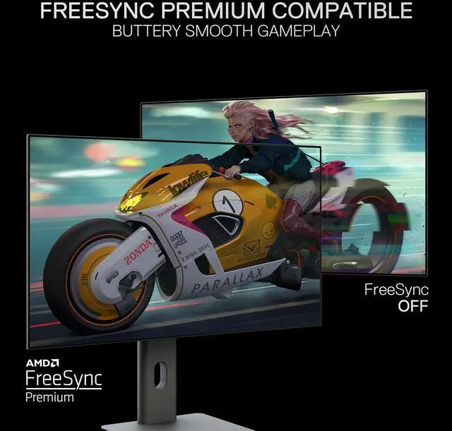 Alt view image 2 of 7 - Redragon 27" OLED Flat Gaming Monitor - QHD 2560x1440, 240Hz, 0.03ms GTG, AMD FreeSync Premium, 98.5% DCI-P3, HDR10, Tilt Adjustable