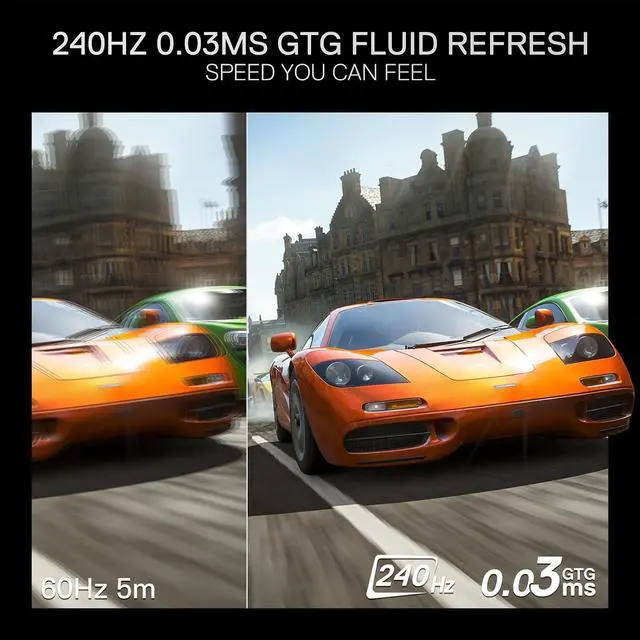 Alt view image 5 of 7 - Redragon 27" OLED Flat Gaming Monitor - QHD 2560x1440, 240Hz, 0.03ms GTG, AMD FreeSync Premium, 98.5% DCI-P3, HDR10, Tilt Adjustable