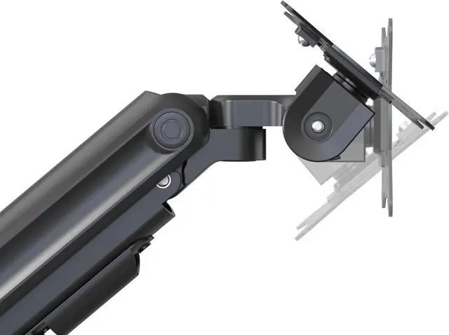 Alt view image 4 of 7 - Redragon GMK916 Ultrawide Monitor Mount with USB - Gas Spring Adjustable Arms with VESA 75/100mm, 15-49 Inch Screen Compatibility