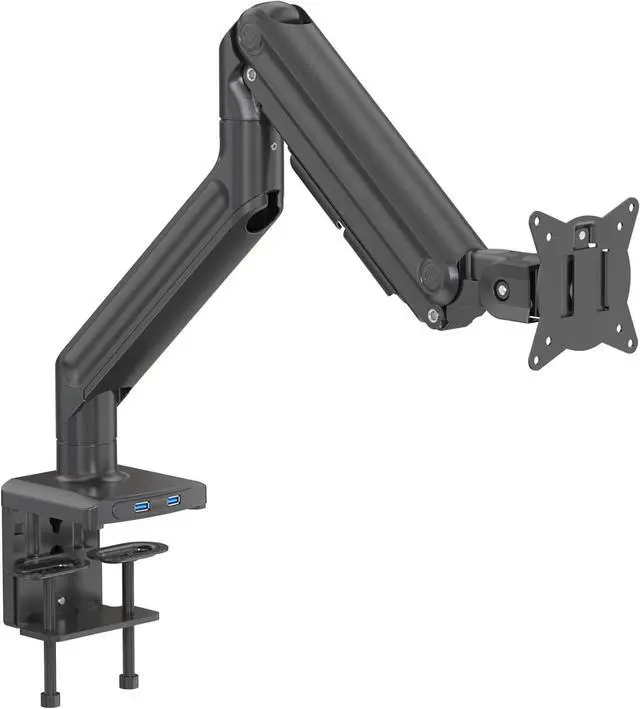 Alt view image 6 of 7 - Redragon GMK916 Ultrawide Monitor Mount with USB - Gas Spring Adjustable Arms with VESA 75/100mm, 15-49 Inch Screen Compatibility