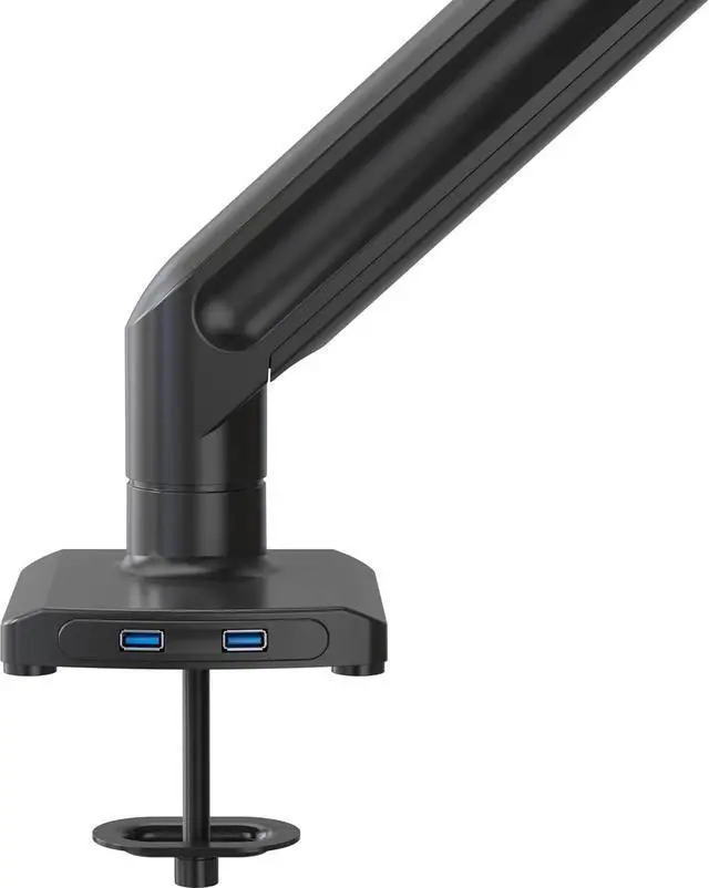 Alt view image 7 of 7 - Redragon GMK916 Ultrawide Monitor Mount with USB - Gas Spring Adjustable Arms with VESA 75/100mm, 15-49 Inch Screen Compatibility