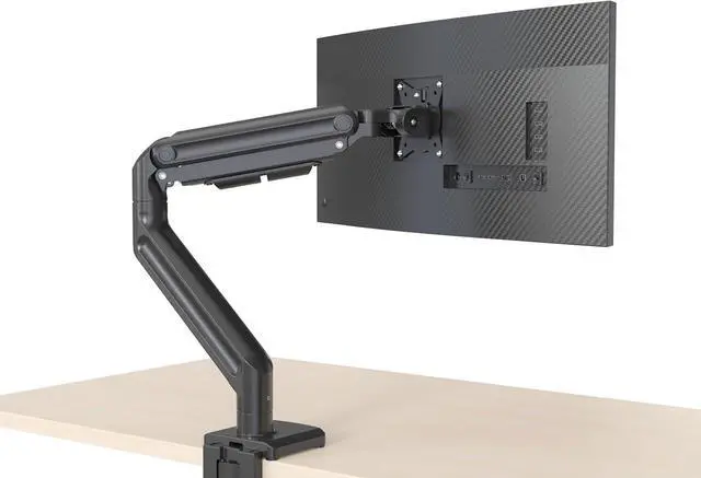 Alt view image 3 of 7 - Redragon GMK916 Ultrawide Monitor Mount with USB - Gas Spring Adjustable Arms with VESA 75/100mm, 15-49 Inch Screen Compatibility