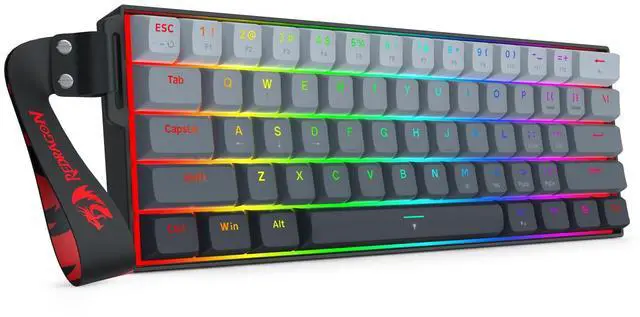 Main image of Redragon K617 HE Wired Hall-Effect Rapid Trigger Magnetic Gaming Keyboard | 8K Polling Adjustable Actuation, 61 Keys Design for More Room to Aim, Swap-Ready Socket for Mod, RGB Pro Software Supported